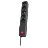 LESTAR ZX 510 G-A K.:CZ 5,0M apsauginis nuo viršįtampių lizdas Juodas 5 AC lizdai 230 V 5 m