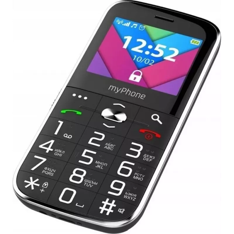 „myPhone Halo C“ | Juoda | 2,2 colio | TFT | 32 MB | 32 MB | „Dual SIM“ | Pagrindinės kameros raiška 0,3 MP | 1900 mAh