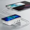 Įkrovimo stotelė organizatorius laisvai pastatomas 4smarts 540570 balta 100W