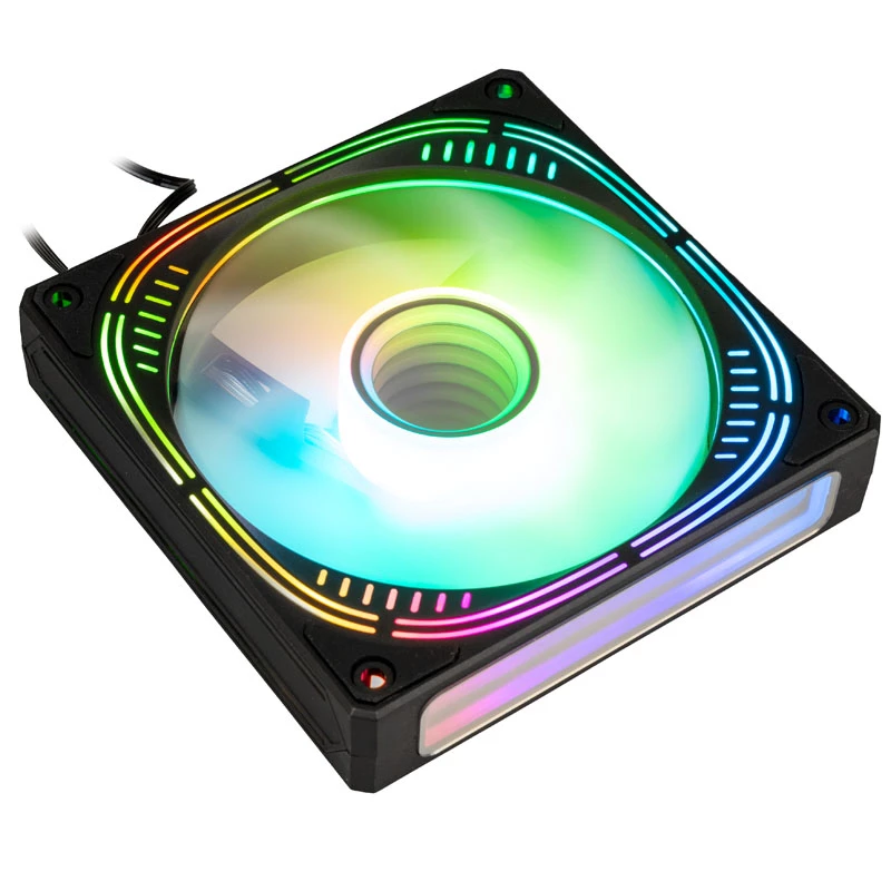 KOLINK Umbra Void Pro 120mm ARGB PWM korpuso ventiliatorius - Juodas