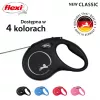 Flexi nauja CLASSIC 8 m juodas ištraukiamas pavadėlis šunims