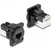 DeLOCK D tipo modulis RJ45 Cat.6A lizdas į LSA lizdą juodas 87817