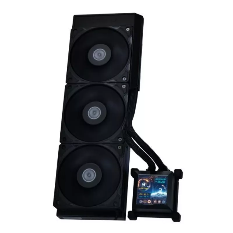 „Lian Li HydroShift LCD 360S 12 cm“ juoda spalva – viskas viename skysčio aušintuvas