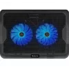 Nešiojamojo kompiuterio aušinimo padėklas DEFENDER NS-503 43,2 cm (17 colių) nešiojamiesiems kompiuteriams, 2 ventiliatoriai, maitinamas per USB, juodas