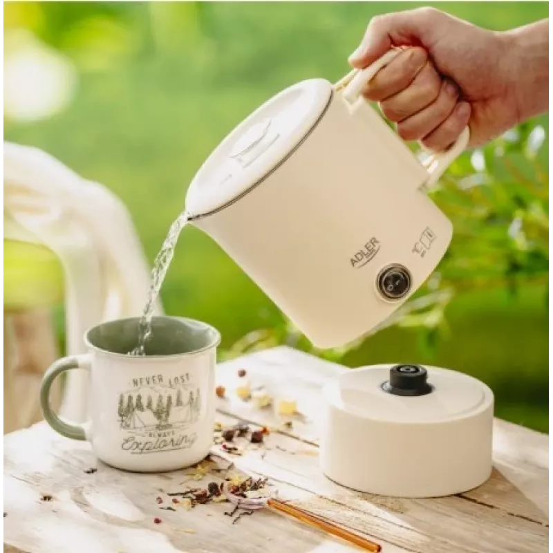 Travel Kettle 0.8 L - Beige AD 1388