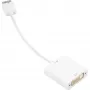 Sharkoon DisplayPort į DVI adapterio kabelis 0,15 m baltas — DisplayPort 1.2 į DVI