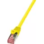 Tinklo kabelis LogiLink Cat.6 S/FTP RJ-45 1,5 m geltonas