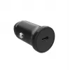 Automobilinis USB-C įkroviklis FIXED FIXCC30N-C-BK 30W, fiksuotas laidas, vieno prievado greitasis įkrovimas 12V automobilio lizdui