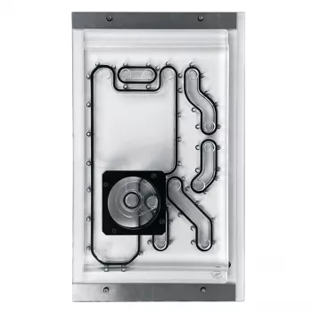 Priekinė plokštė Stealkey Customs, skirta Lian Li O11D Mini MK2 — balta (SW10011.1)