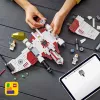 LEGO Star Wars V-19 Torrent Fighter 75432 statybos rinkinys — 567 vnt., 3 minifigūros, demonstravimo ir žaidimo modelis