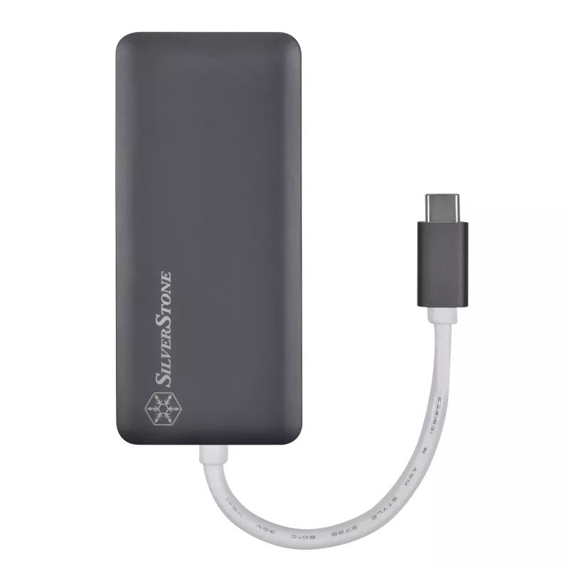 SilverStone SST-EP14C - USB 3.1 Type-C Gen1 į HDMI, 3x USB 3.1 Gen 1 Type-A, 1x USB 3.1 Gen 1 Type-C (PD 2.0 krovimas) (SST-EP14C)