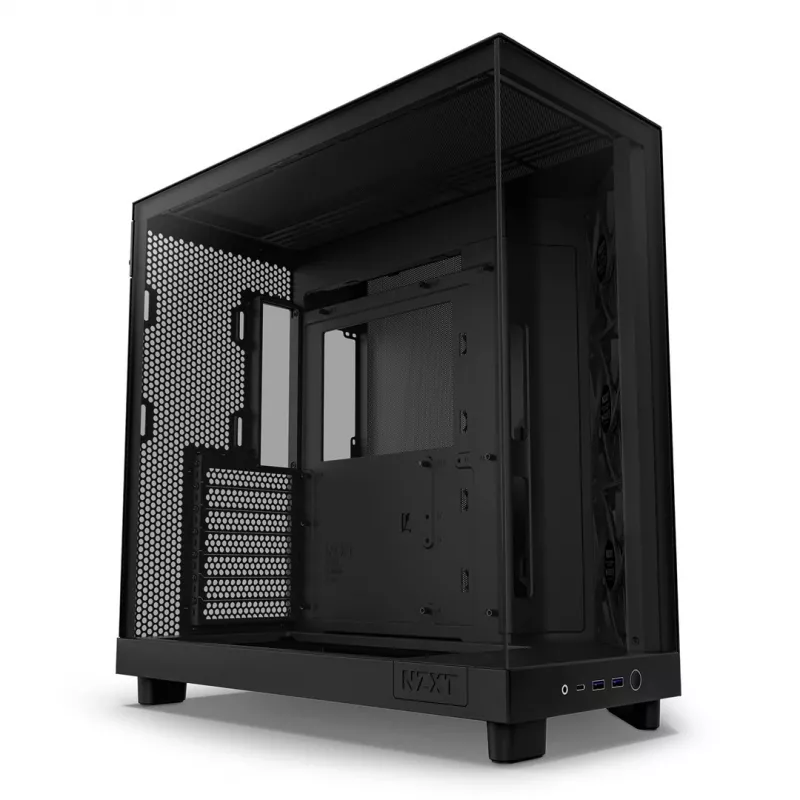 NZXT H6 Flow Midi-Tower - juoda