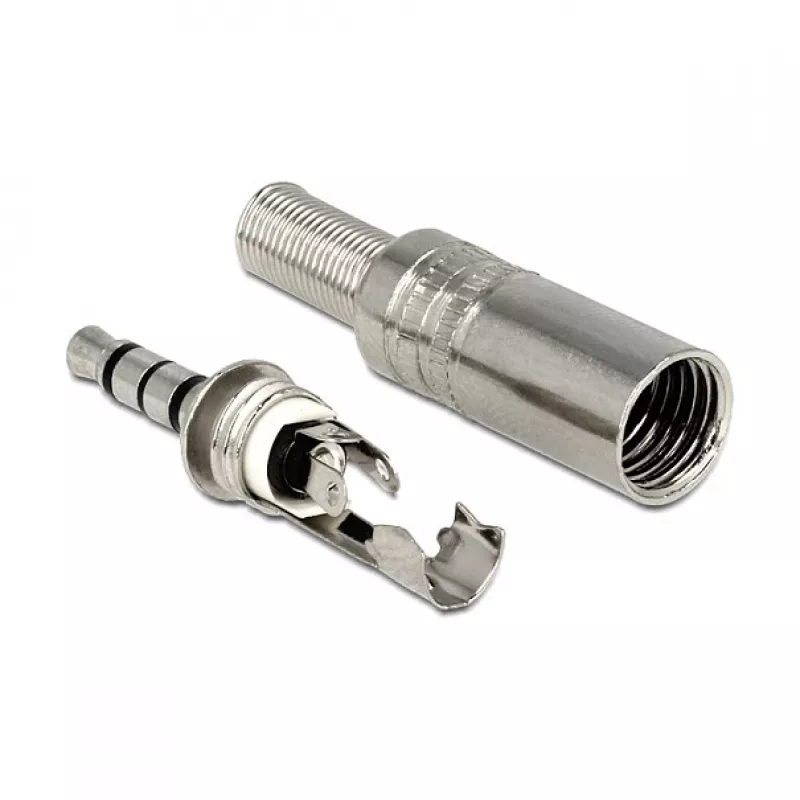 Laido jungtis DeLOCK 65546 3,5 mm sidabrinė