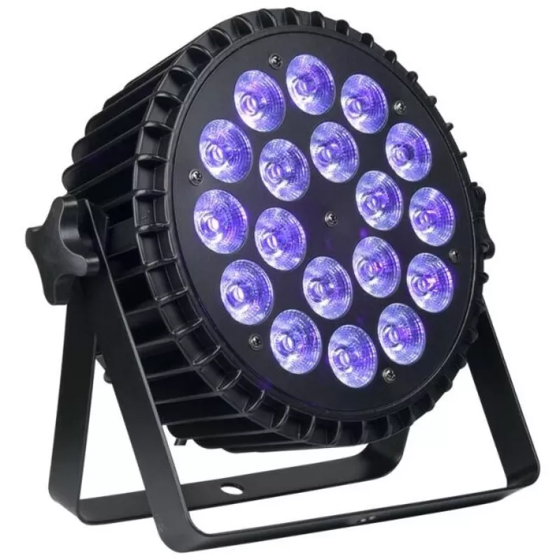 LIGHT4ME ALU QUAD PAR 18x6W RGBW - sceninis prožektorius
