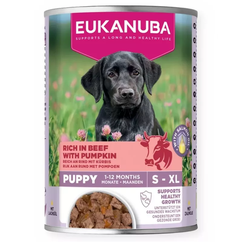 Sausas šunų maistas Eukanuba Puppy Lamb & Beef with Pumpkin 400 g