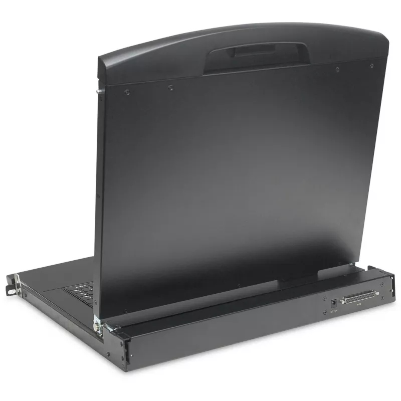 Digitus 19 colių HD LCD KVM konsolė 16 prievadų HDMI šveicariška klaviatūra