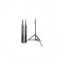 Walimex WT-806 lempos stovo rinkinys 1017698 - 3 šviesos stovai, juodas aliuminis