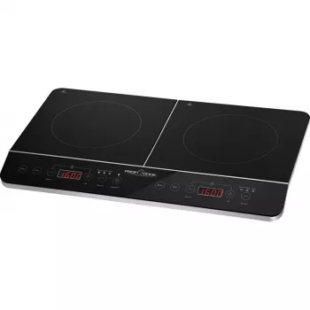 PROFI COOK PC-DKI 1067 indukcinė viryklė, 3500 W, 2 kaitvietės, juoda