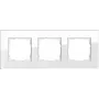 Stiklinis jungiklio dengiamasis rėmelis Gira Esprit Glas White, bevaržtis, 95×236,8×9,85 mm