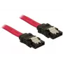 SATA kabelis DeLOCK 84302 0,5 m raudonas