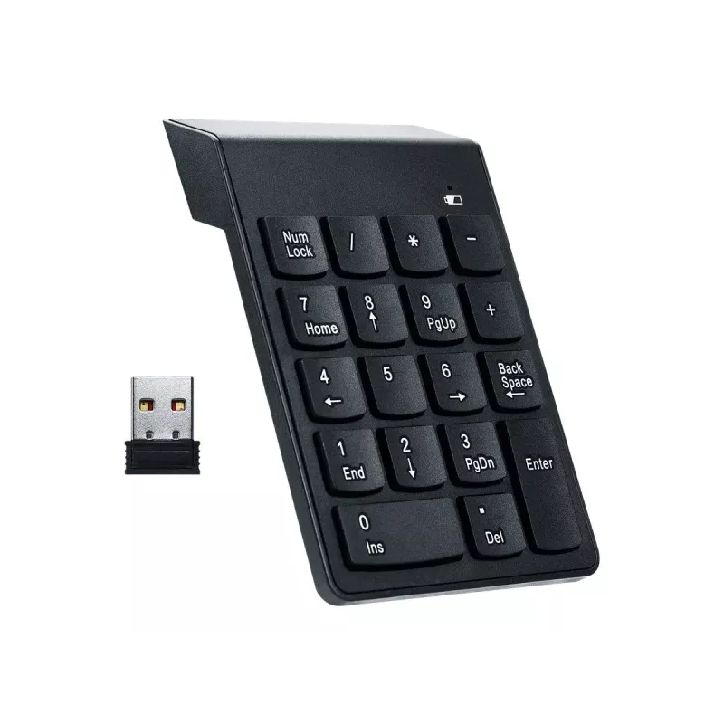 Gembird KPD-W-02 skaitmeninis klaviatūros blokas nešiojamam/ asmeniniam kompiuteriui Bluetooth juodas