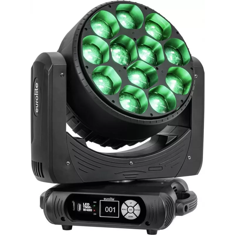 Moving Head Wash Zoom EUROLITE TMH-W480 480W LED plovimo judanti galvutė su priartinimu