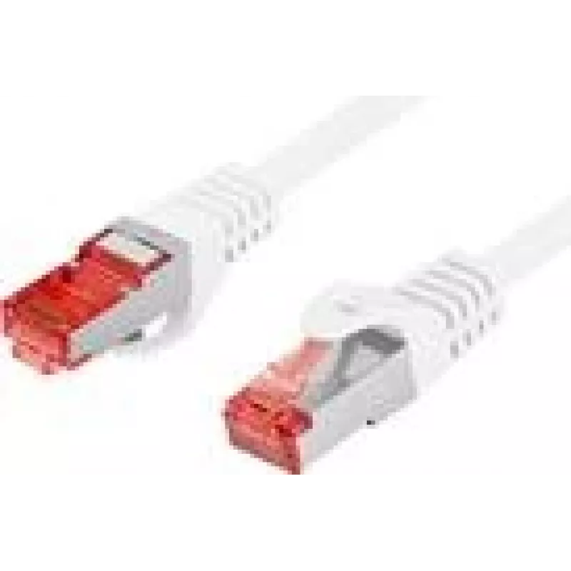 LANBERG „Patchcord Cat6 S/FTP LSZH CU 1 m White RJ-45“ laidas RJ-45 su RJ-45