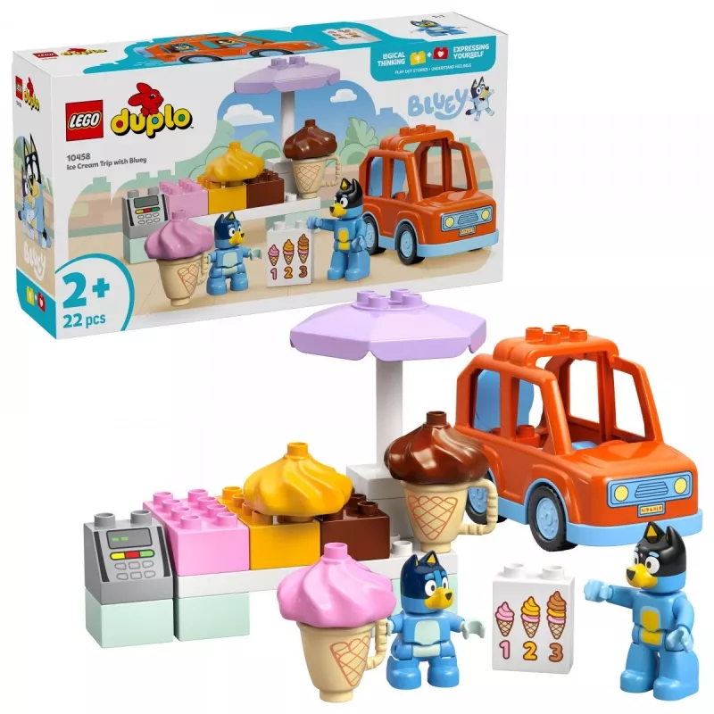 LEGO BLUEY 10458 Ledų kelionė su Bluey