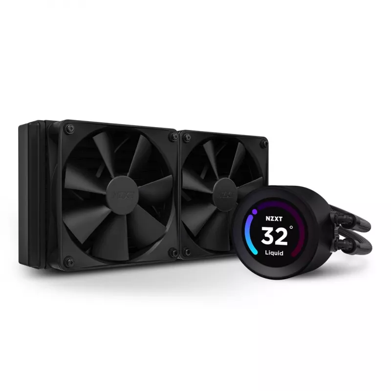 All-in-one skystis aušintuvas NZXT Kraken Elite 240 12 cm Juodas
