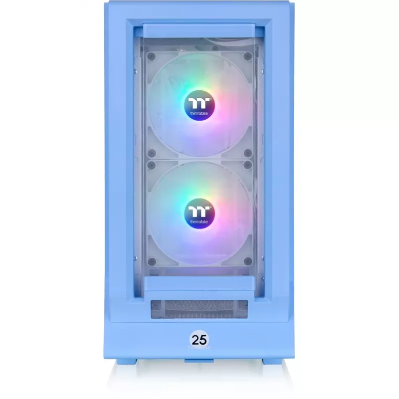 Ceres 350 MX , Tower-Enclosure Light Blue, Tempered Glass x 2