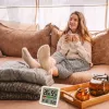 Belaidės Bluetooth ausinės MANTA MTO001W su aktyviu triukšmo slopinimu, ant ausų, baltos