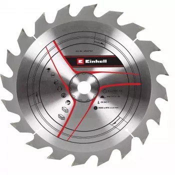 KWB diskinis pjūklo peilis TCT Ø 200 x 16 mm, 2,4 mm, 20 dantų