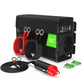 Maitinimo adapterio inverteris Green Cell INV17 Auto 500W Juoda