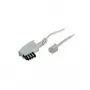 Telefono kabelis S/CONN 70050-W 10 m Baltas