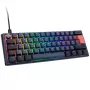 Ducky One 3 Cosmic Mėlyna Mini žaidimų klaviatūra, RGB LED - MX-Ergo-Clear