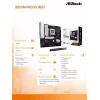 ASRock B850M Pro RS WiFi pagrindinė plokštė — AMD B850, Socket AM5, microATX, DDR5, 4 DIMM, 256GB, Wi‑Fi 6E, 2.5Gb LAN, 3x M.2