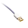 Ducky Premicord USB laidas 1,8 m USB A USB C mėlynai žalias