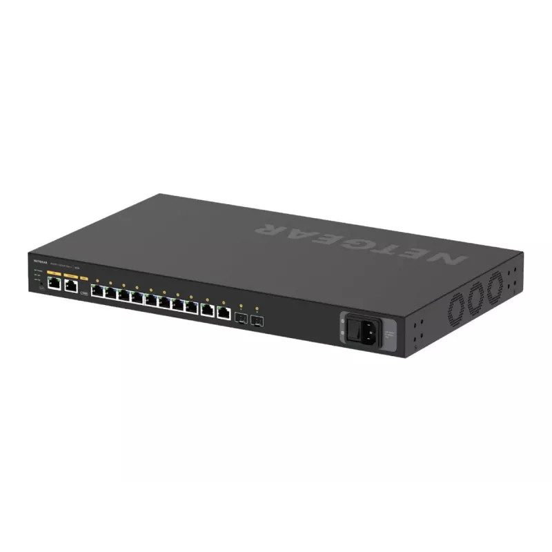 NETGEAR M4250-10G2XF-PoE++ valdomas L2/L3 Gigabit Ethernet (10/100/1000) maitinimas per Ethernet (PoE) 1U juoda