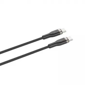 USB-C į USB-C kabelis FIXED FIXDB-CC2-BK — 2 m, 100 W, fiksuotas nenuimamas