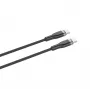 USB-C į USB-C kabelis FIXED FIXDB-CC2-BK — 2 m, 100 W, fiksuotas nenuimamas