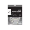 Tinklo kabelis Gembird Cat6 RJ-45 į RJ-45 1 m, U/UTP, 24 AWG, pilkas
