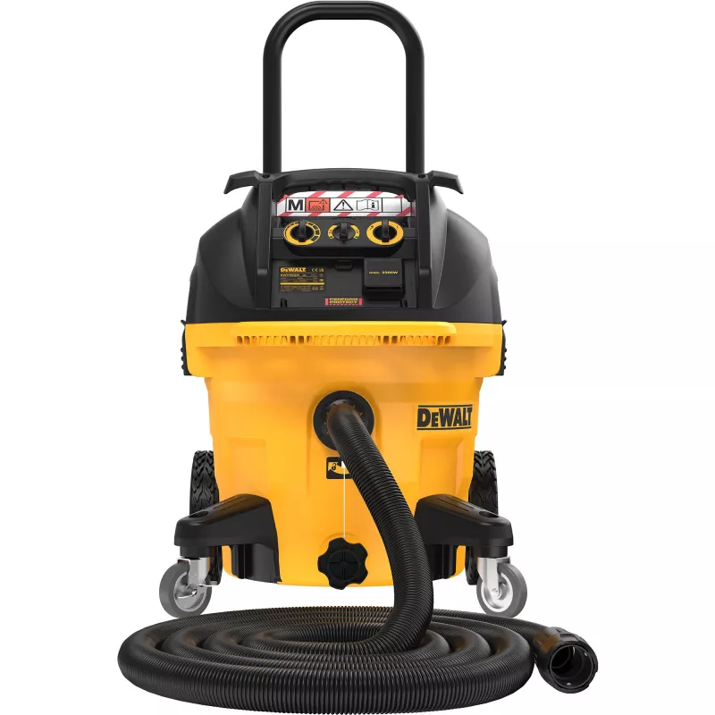 DeWALT DWV905M-QS dulkių siurblys Geltonas 38 L 1400 W