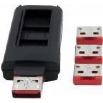 jungčių adapteris EXSYS EX-1112-R USB A 3.0 raudonas