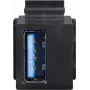 “Keystone” modulinė jungtis USB-A 3.0 lizdas į USB-A 3.0 lizdą, LogiLink® [NK0015B] (NK0015B)
