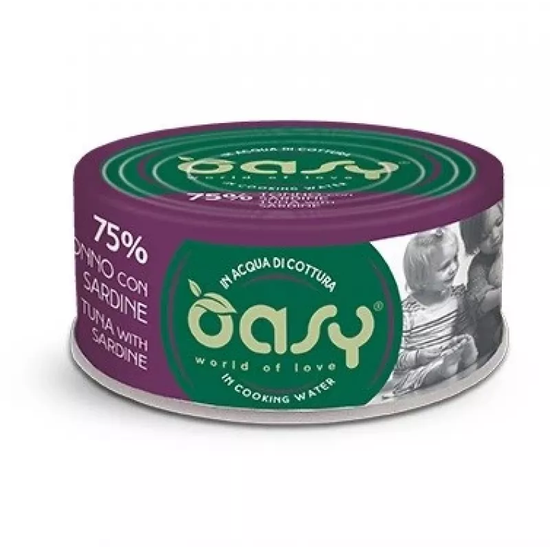 Oasy More Love Tunas su sardine 70g