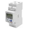 Qoltec 50882 Vienfazis elektroninis energijos suvartojimo matuoklis DIN bėgiui | Wi-Fi | TUYA | 230V | LCD