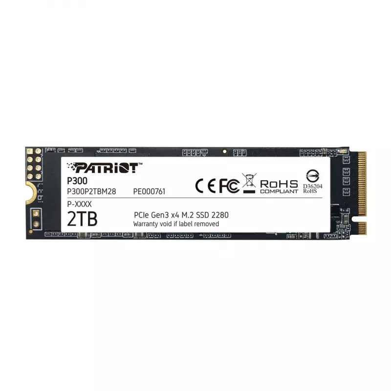SSD diskas Patriot Memory 2 TB M.2 PCI Express 3.0 NVMe P300