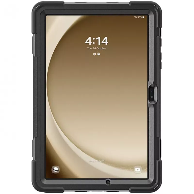 Dėklas 4smarts Galaxy Tab A9+ 27.9 cm, 2 stovo režimai, juodas