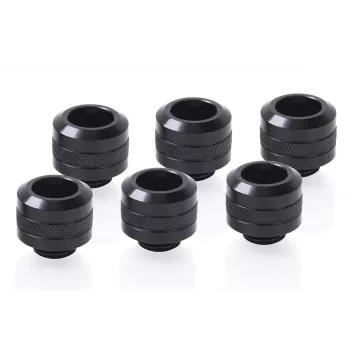 Jungiamųjų detalių rinkinys Alphacool 17475 — žalvarinės jungiamosios detalės, juodos, Ø 22 mm, A 20 mm