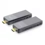 Belaidis HDMI ilgintuvo rinkinys DIGITUS DS-55359 — 4K/60Hz, 150 m, AV siųstuvas ir imtuvas